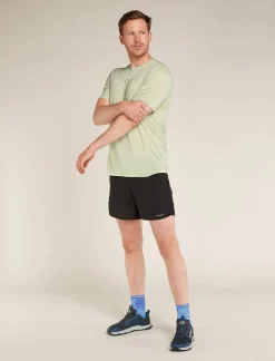 Icebreaker Men's Merino Blend 125 ZoneKnit™ Energy Wind Short Sleeve T-Shirt Ashen Sale