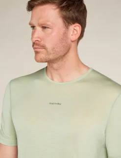 Icebreaker Men's Merino Blend 125 ZoneKnit™ Energy Wind Short Sleeve T-Shirt Ashen Sale