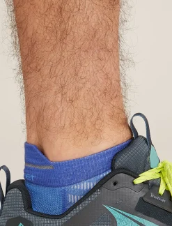 Icebreaker Men's Merino Blend Run+ Ultralight Micro Socks Baja/Brilliant Hot