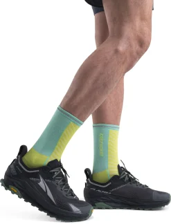 Icebreaker Men's Merino Blend Run+ Ultralight Crew Socks Hyper/Aura Cheap