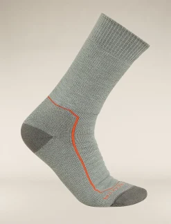 Icebreaker Men's Merino Hike+ Heavy Crew Socks Moss/Blaze Online
