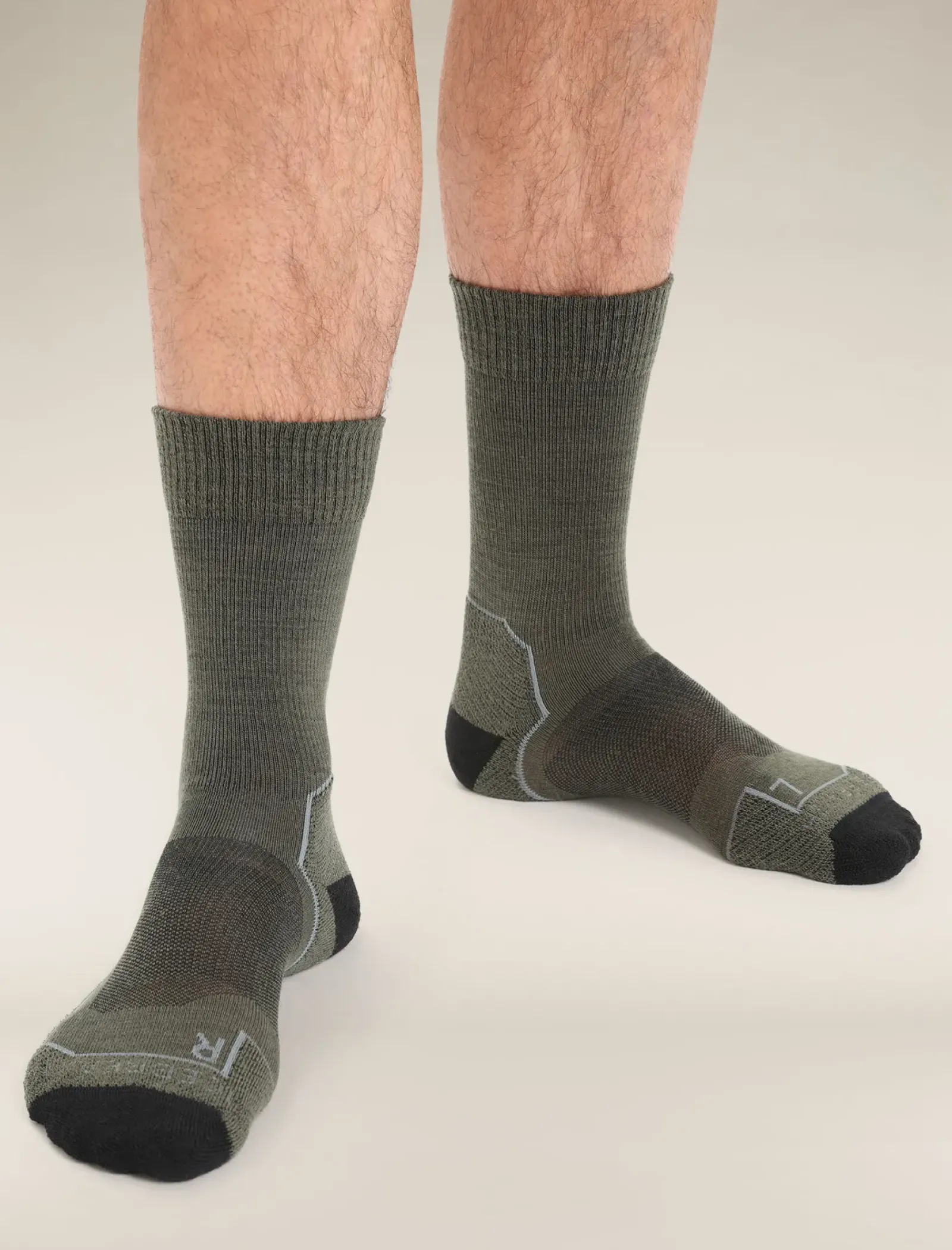 Men's Merino Hike+ Light Crew Socks-Icebreaker Best
