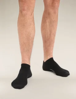 Icebreaker Men's Merino Lifestyle Fine Gauge No Show Socks Black/Snow Online
