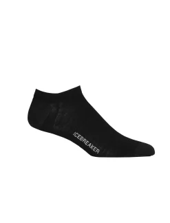 Icebreaker Men's Merino Lifestyle Fine Gauge No Show Socks Black/Snow Online