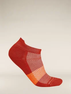 Icebreaker Men's Merino Multisport Light Micro Socks Molten/Snow Clearance