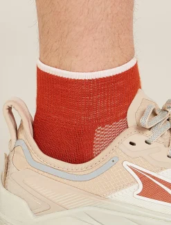 Icebreaker Men's Merino Multisport Light Mini Socks Molten/Snow Fashion