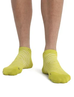 Icebreaker Men's Merino Run+ Ultralight Micro Socks BioLime/Loden Discount