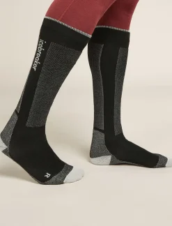 Men's Merino Ski+ Light Over The Calf Socks-Icebreaker