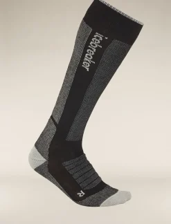 Icebreaker Men's Merino Ski+ Medium Over The Calf Socks Black/Ether Shop