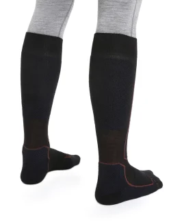 Icebreaker Men's Merino Ski+ Medium Over the Calf Socks Black/RoyalNavy Shop