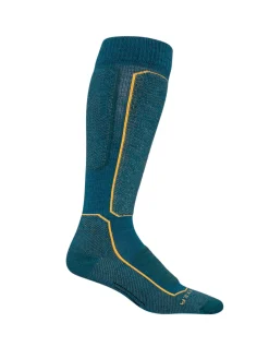 Icebreaker Men's Merino Ski+ Medium Over the Calf Socks GreenGlory/Loden Cheap