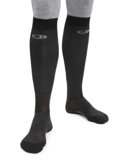 Icebreaker Men's Merino Snow Liner Over the Calf Socks Black Online