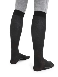 Icebreaker Men's Merino Snow Liner Over the Calf Socks Black Online