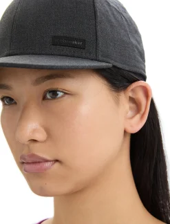 Icebreaker Unisex Merino Blend Patch Hat JetHeather Best