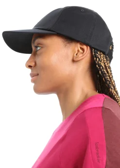 Icebreaker Unisex Merino 6 Panel Cap Black Cheap