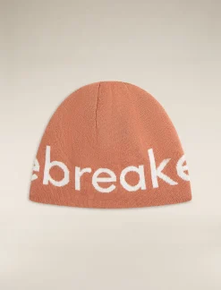 Icebreaker Unisex Merino Beanie CedarWood/EcruHthr Hot