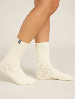 Icebreaker Unisex Merino Ski Lodge Crew Socks Undyed Cheap