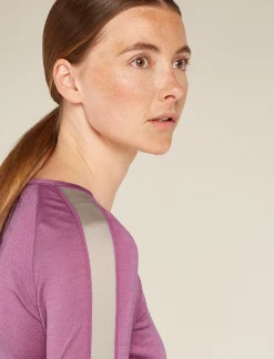 Women's 125 ZoneKnit™ Long Sleeve Crewe Thermal Top-Icebreaker Hot