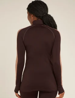 Women's 260 ZoneKnit™ Long Sleeve Half Zip Thermal Top-Icebreaker Clearance