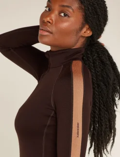 Women's 260 ZoneKnit™ Long Sleeve Half Zip Thermal Top-Icebreaker Clearance