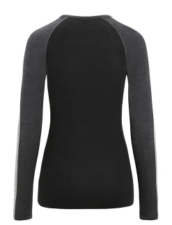 Women's 125 ZoneKnit™ Long Sleeve Crewe Thermal Top-Icebreaker Hot