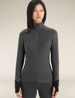 Women's Descender Long Sleeve Zip Jacket-Icebreaker Online