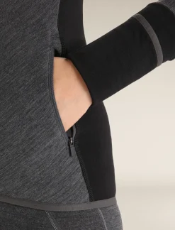 Women's Descender Long Sleeve Zip Jacket-Icebreaker Online
