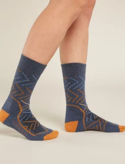 Icebreaker Women's Hike+ Medium Crew Sunrise Dawn/Ray Cheap