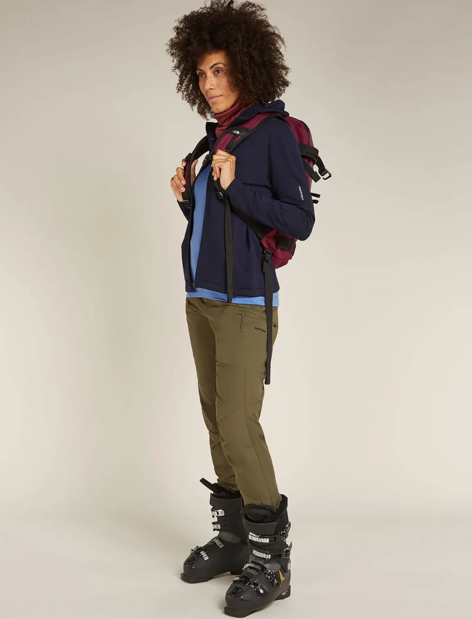 Women's Merino 200 Oasis Long Sleeve Crewe Thermal Top-Icebreaker