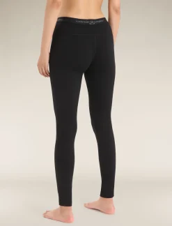 Icebreaker Women's Merino 200 Oasis Thermal Leggings Black Online