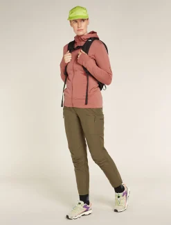 Icebreaker Women's Merino 260 Quantum Long Sleeve Zip Hoodie CedarWood Shop