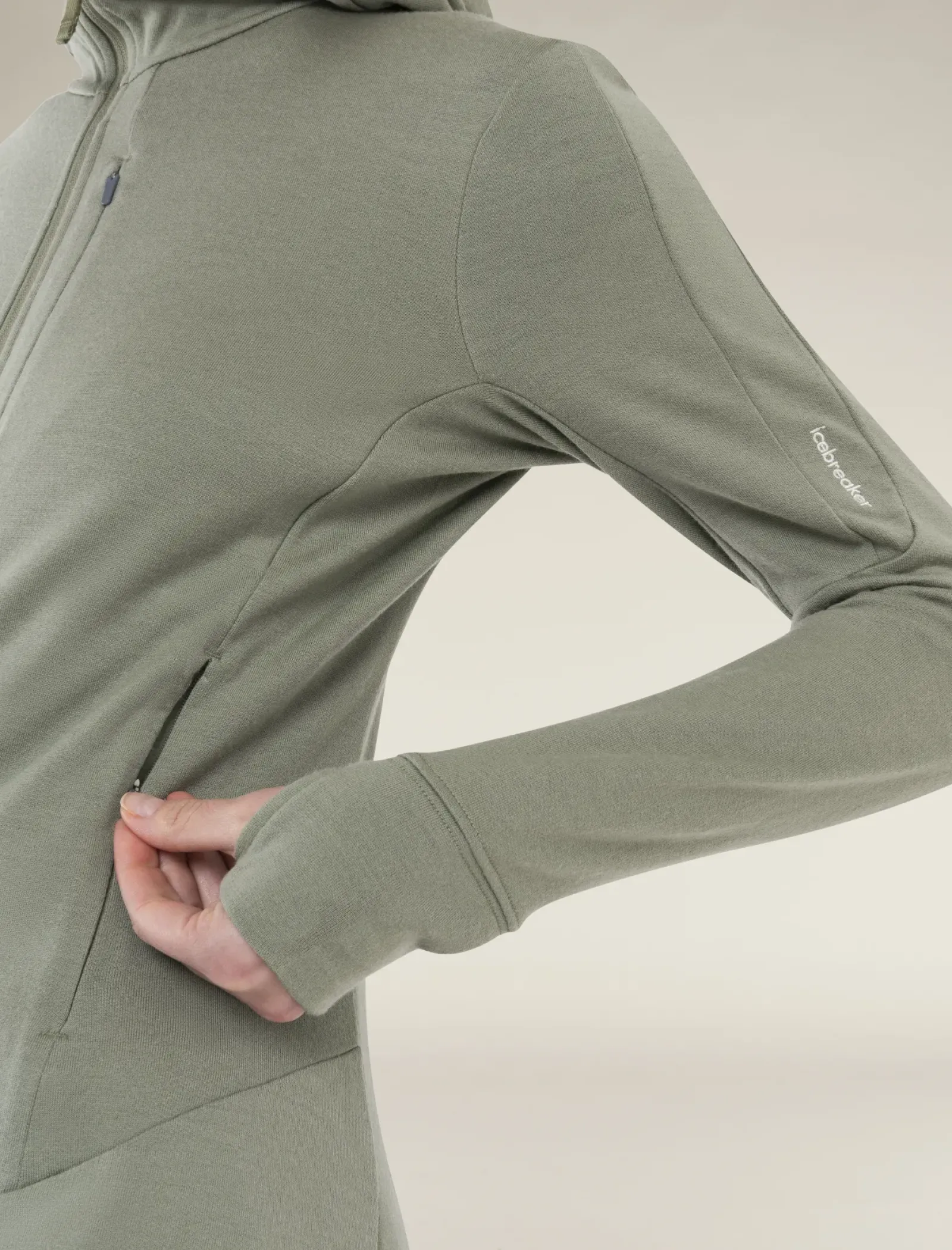 Women's Merino 260 Quantum Long Sleeve Zip Hoodie-Icebreaker Discount