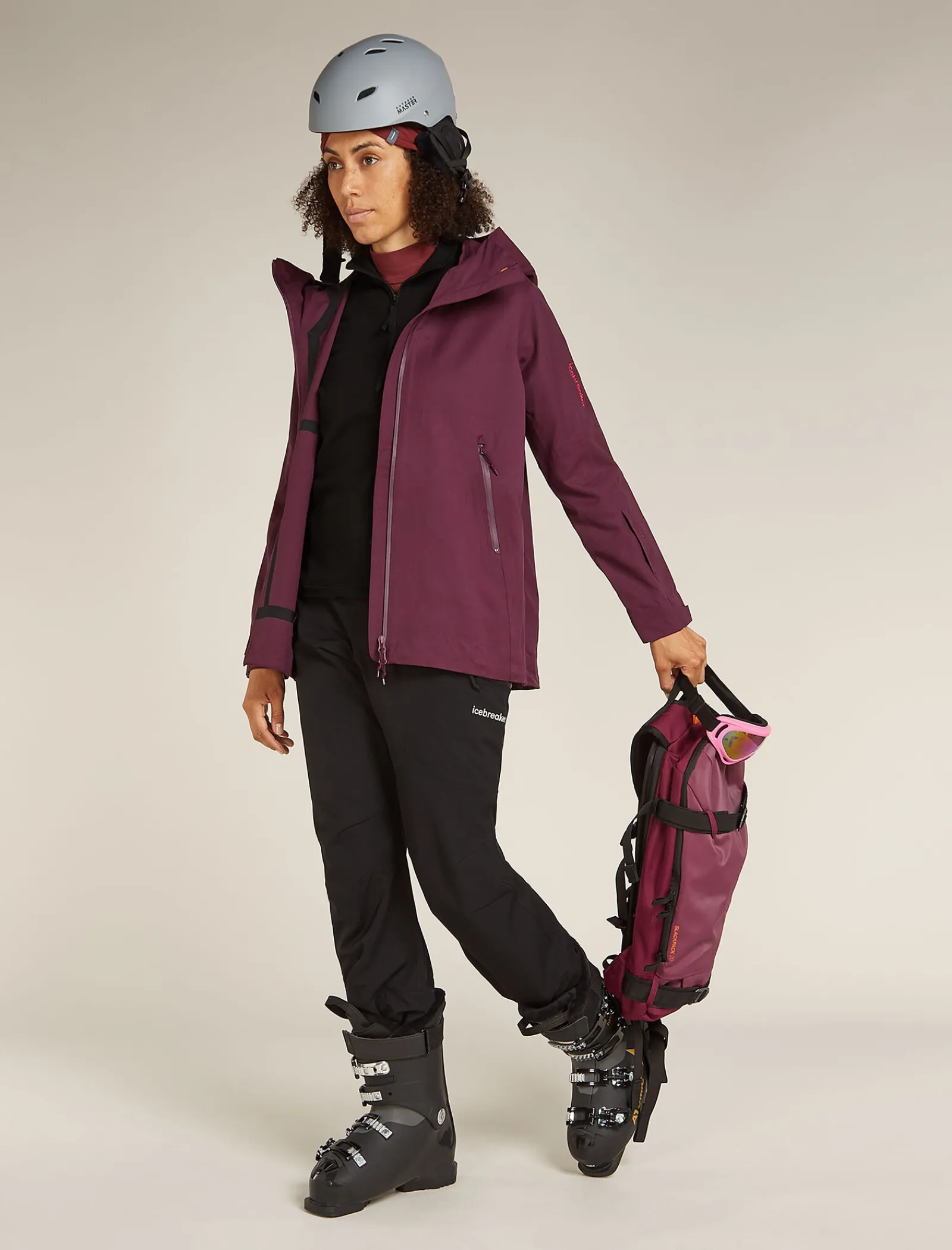 Icebreaker Women's Merino 360 Realfleece™ Elemental Long Sleeve Half Zip Jacket Black Flash Sale