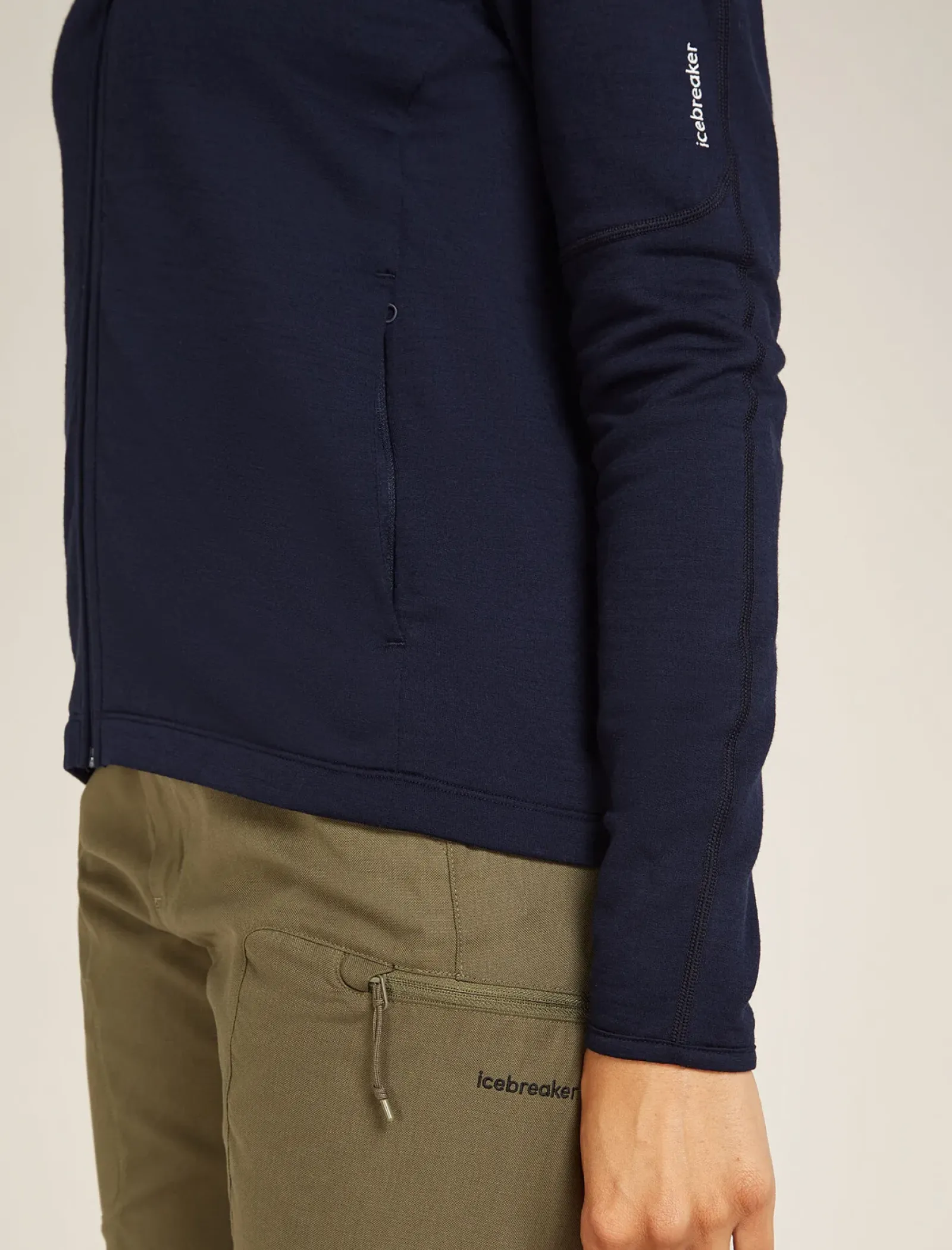 Women's Merino 360 Realfleece™ Elemental Long Sleeve Zip Hoodie-Icebreaker Discount