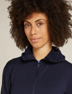 Women's Merino 360 Realfleece™ Elemental Long Sleeve Zip Hoodie-Icebreaker Discount