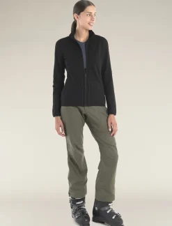 Icebreaker Women's Merino 560 Realfleece™ Elemental Long Sleeve Zip Black Sale