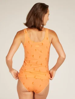 Icebreaker Women's Merino 150 Siren Tank Snow Day Feldspar Fashion