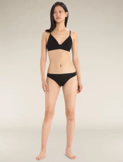 Icebreaker Women's Merino 150 Siren Thong Black Fashion