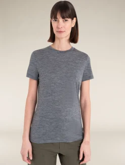 Icebreaker Women's Merino 150 Tech Lite Short Sleeve T-Shirt GritstoneHeather Best Sale