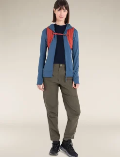 Icebreaker Women's Merino 150 Tech Lite Short Sleeve Crop T-Shirt MidnightNavy Hot