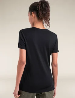 Icebreaker Women's Merino 150 Tech Lite Short Sleeve T-Shirt Black Best Sale