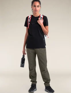 Icebreaker Women's Merino 150 Tech Lite Short Sleeve T-Shirt Black Best Sale