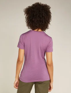 Icebreaker Women's Merino 150 Tech Lite Short Sleeve T-Shirt Southern Constellation Deco Best