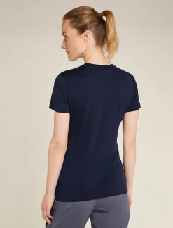 Icebreaker Women's Merino 150 Tech Lite Short Sleeve T-Shirt Southern Constellation MidnightNavy Cheap