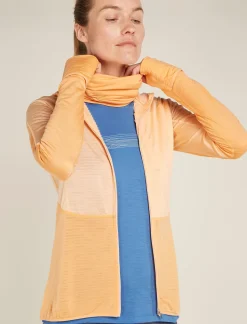 Women's Merino 150 Tech Lite Short Sleeve T-Shirt Camping Lines-Icebreaker Discount