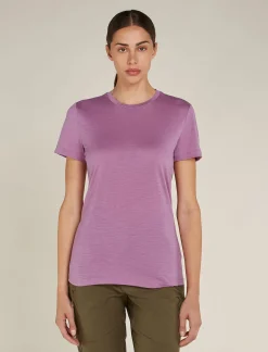 Icebreaker Women's Merino 150 Tech Lite Short Sleeve T-Shirt Deco Flash Sale