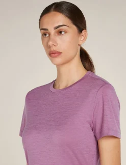 Icebreaker Women's Merino 150 Tech Lite Short Sleeve T-Shirt Deco Flash Sale