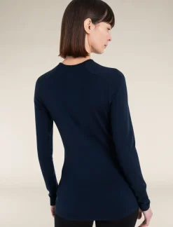 Women's Merino 260 Tech Long Sleeve Crew Neck Thermal Top-Icebreaker Outlet
