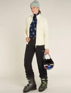 Women's Merino 260 Vertex Long Sleeve Half Zip Thermal Top Falling Flakes-Icebreaker Discount