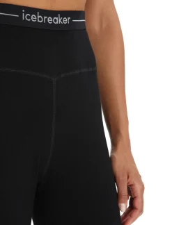 Icebreaker Women's Merino 260 ZoneKnit™ 3/4 Thermal Leggings Black/JetHeather Clearance